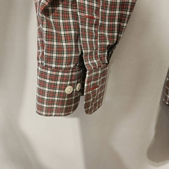 Ralph Lauren Classic Fit 17/34/35 Button Down Plad Long Sleeve Shirt - Picture 2 of 5